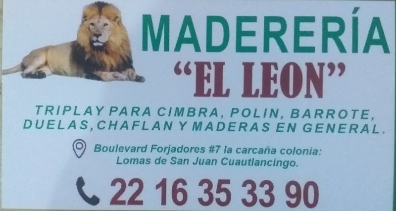 madererias en Cholula