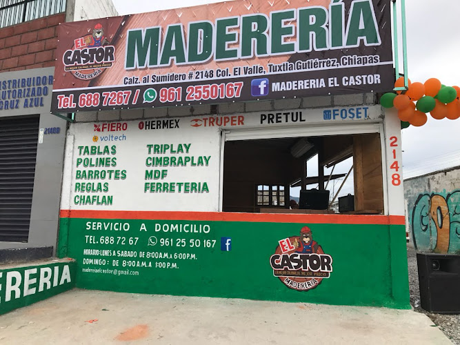 madererías en Tuxtla